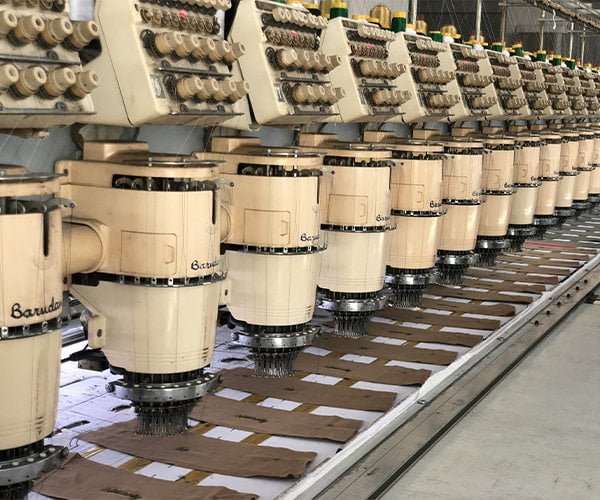 Custom baseball cap manufacturing process