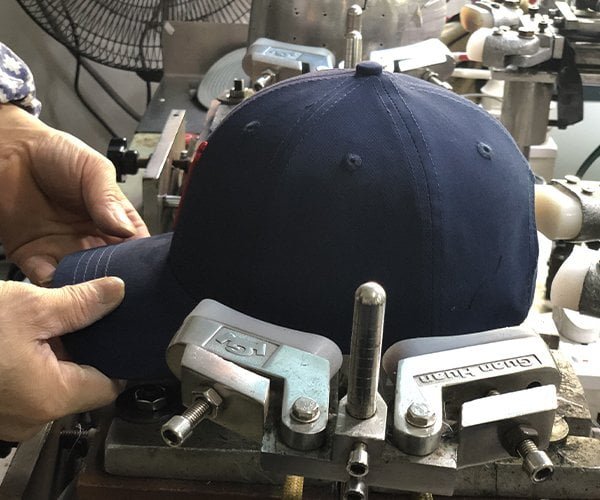 Custom cap samples display