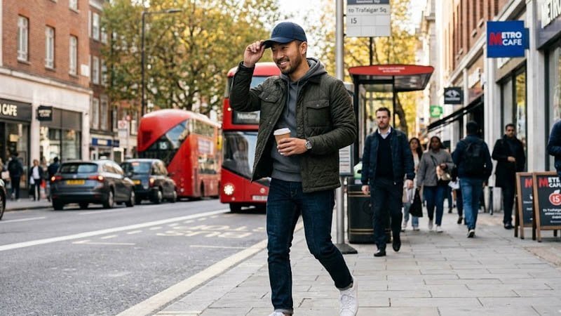 Baseball cap as an everyday accessory for modern men