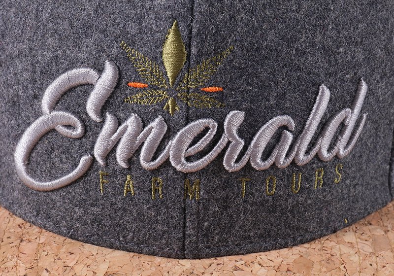 Embroidered promotional snapback hat for custom branding