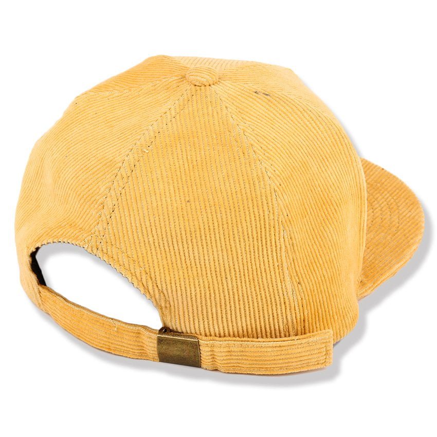 Wholesale corduroy snapback hat with flat bill and custom logo