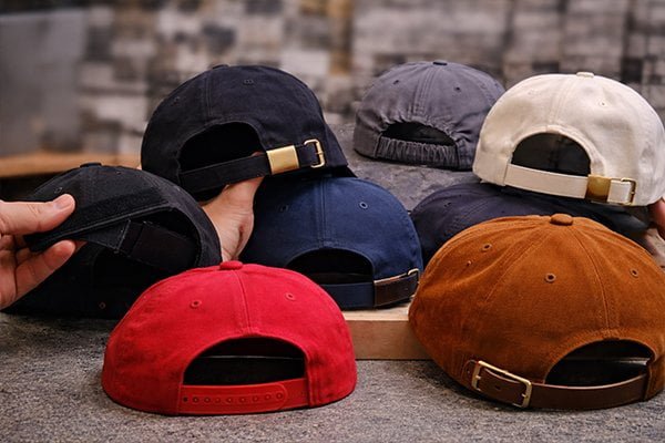 Various cap closure types and detail options