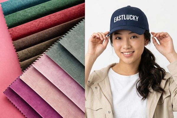 Various hat manufacturing materials and fabrics