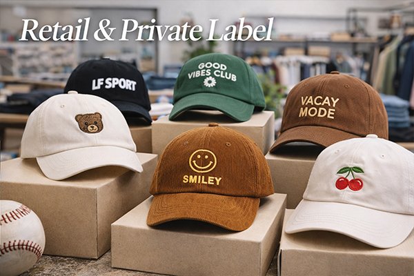 Retail Private Label Custom Cap Collections