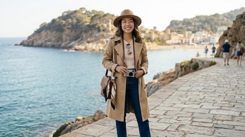 Women styling different hats with casual, chic, and vacation outfits