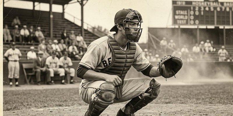 Baseball player wearing a cap during practice, reflecting the functional origins of backward hats