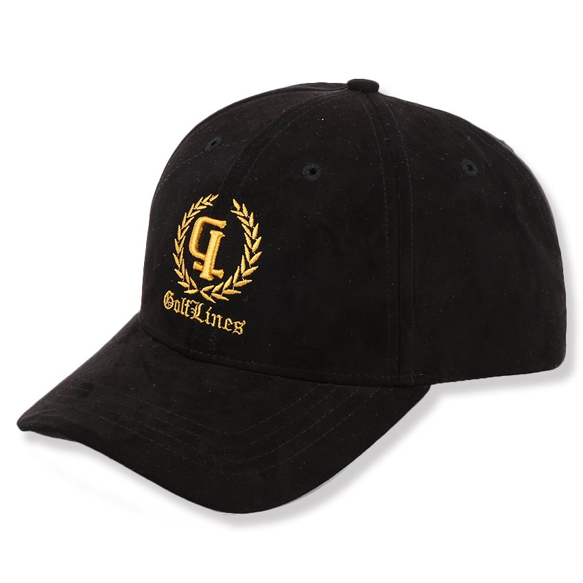 Flat embroidery logo baseball cap made from cotton fabric