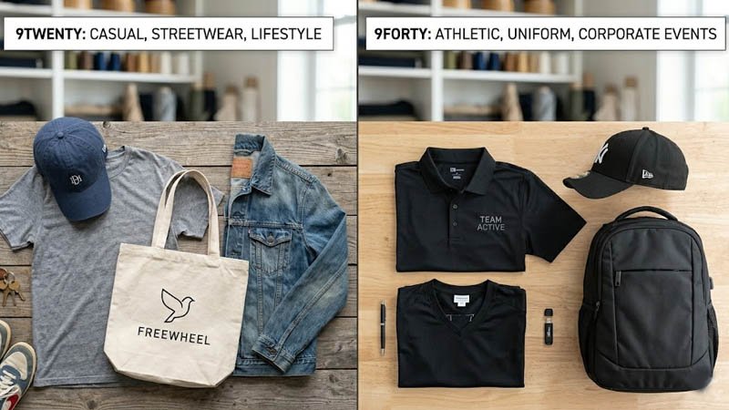 Style guide showing when to choose 9TWENTY-style casual caps or 9FORTY-style structured caps