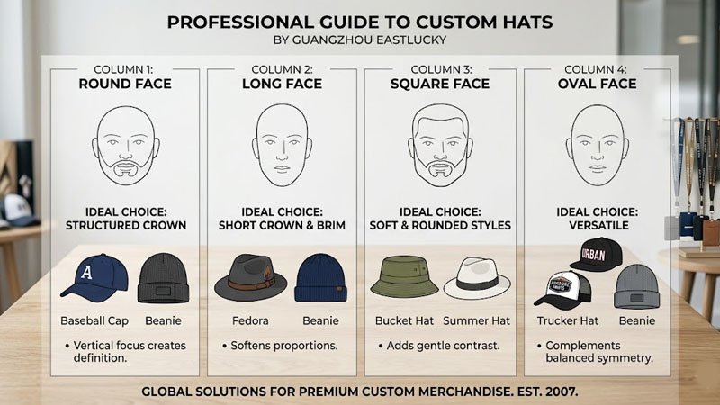 Men’s face shape guide for choosing the right hat style