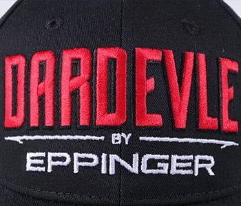 Flat embroidery technique