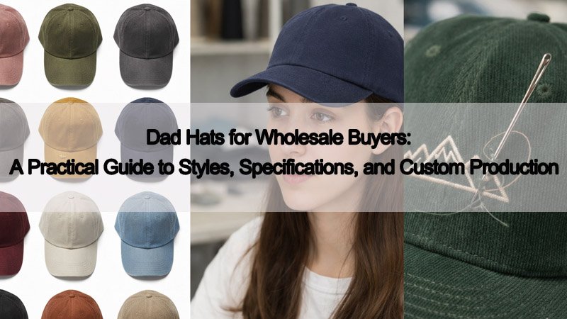 custom dad hats for wholesale buyers featuring unstructured crown curved brim and multiple color options