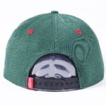 Fashion streetwear snapback cap with flat brim and side logo embroidery