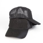 Wholesale cotton trucker mesh hat with custom embroidered design