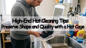 How to wash a hat with a hat cage while preserving the shape and fabric quality