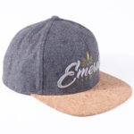 Wholesale custom cotton snapback hat with raised embroidery