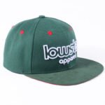 Streetwear snapback cap with premium embroidered logo