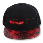 Wholesale embroidered hip-hop hat with printed flat brim