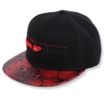 Custom flat embroidery snapback cap for streetwear brands