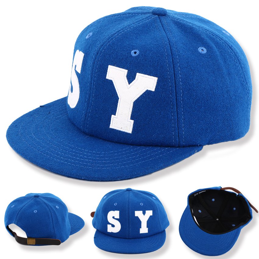 Flat brim cotton hip-hop cap with embroidered letters