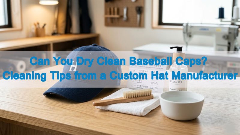 baseball cap cleaning guide from a custom hat manufacturer